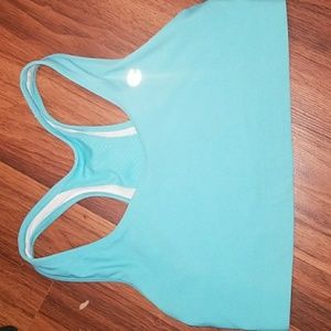 Navy blue sports bra